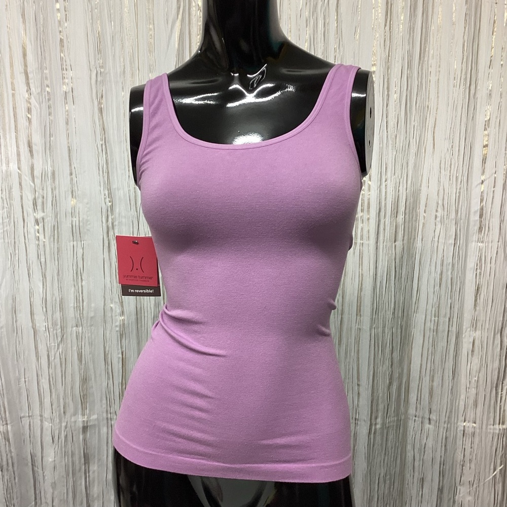 Yummie Tummie Reversible Tank Top; Lavender; S/M - NWT